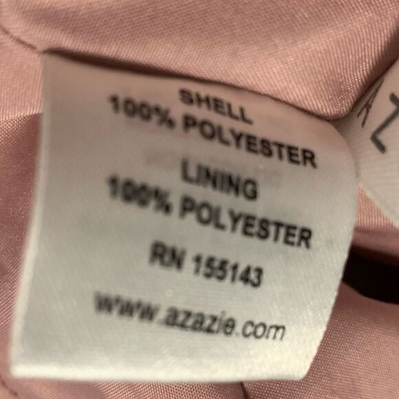 Azazie Aruba Blush Pink Maxi Dress Sz 10 - Picture 7 of 8